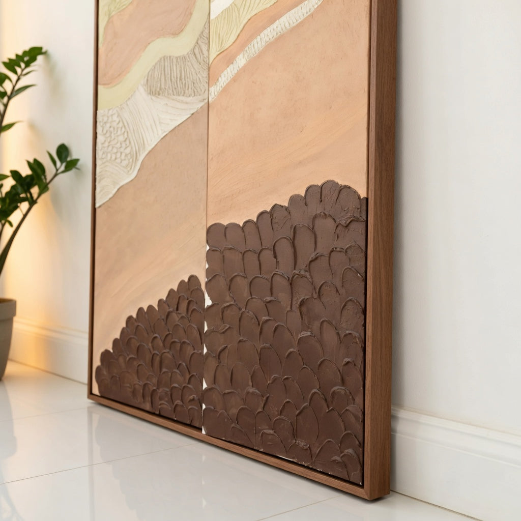 Silent Geological Flow & Strata of the Earth Art work (A,B)