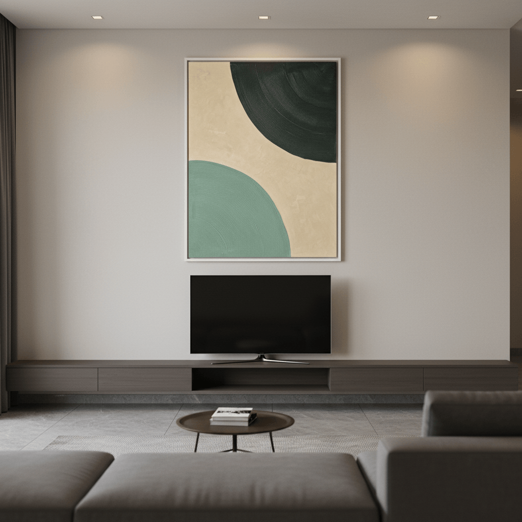 Calm of the Land – Handcrafted Textured 3D Wall Art 100 × 76 cm (B)
