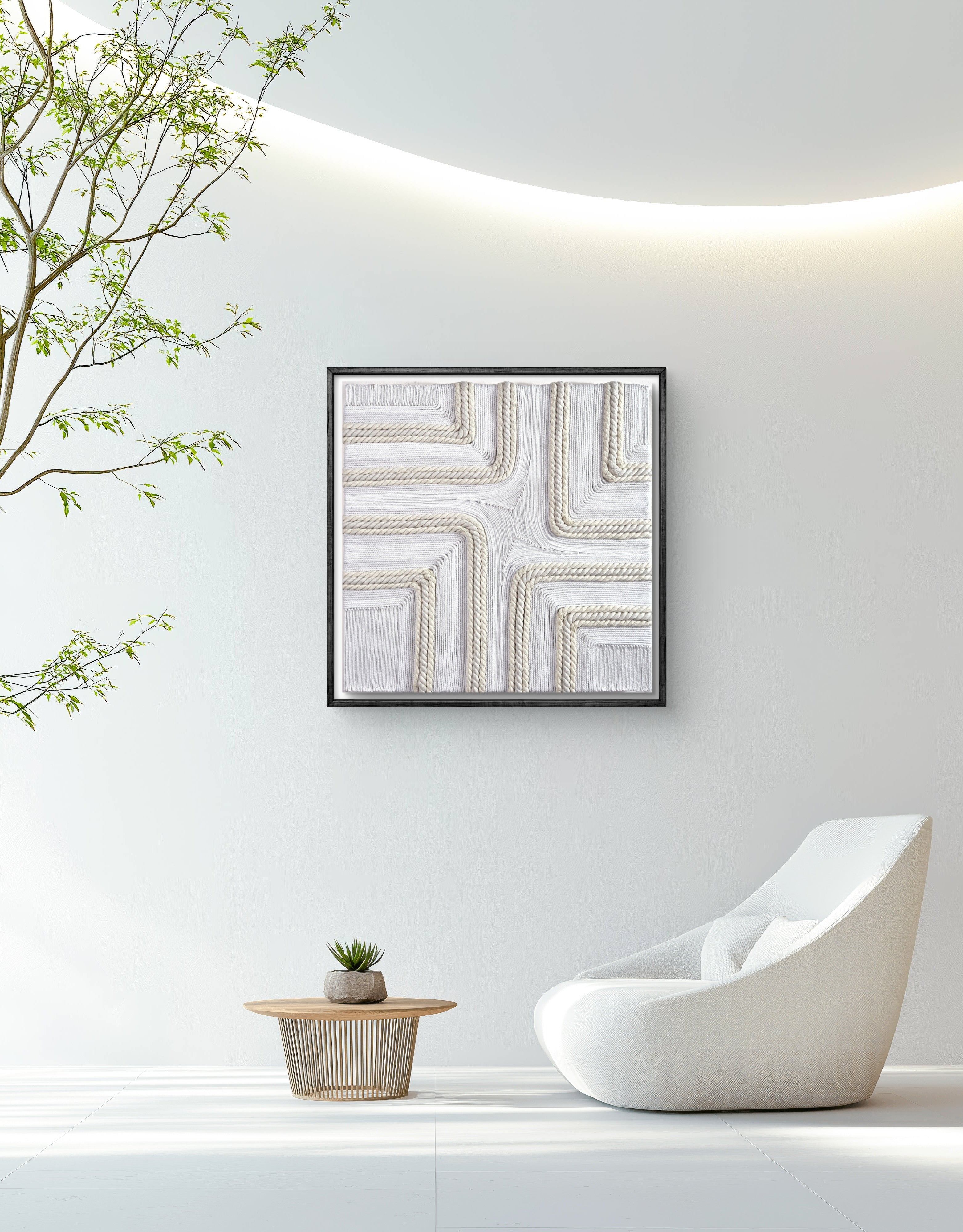 Artistic macrame wall hanging