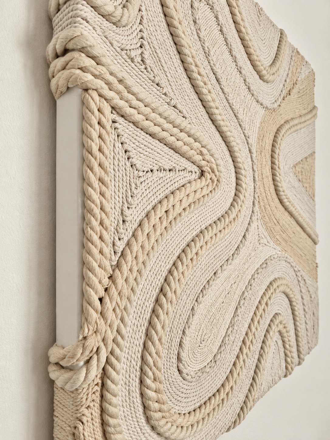 3D geometric rope wall art UAE