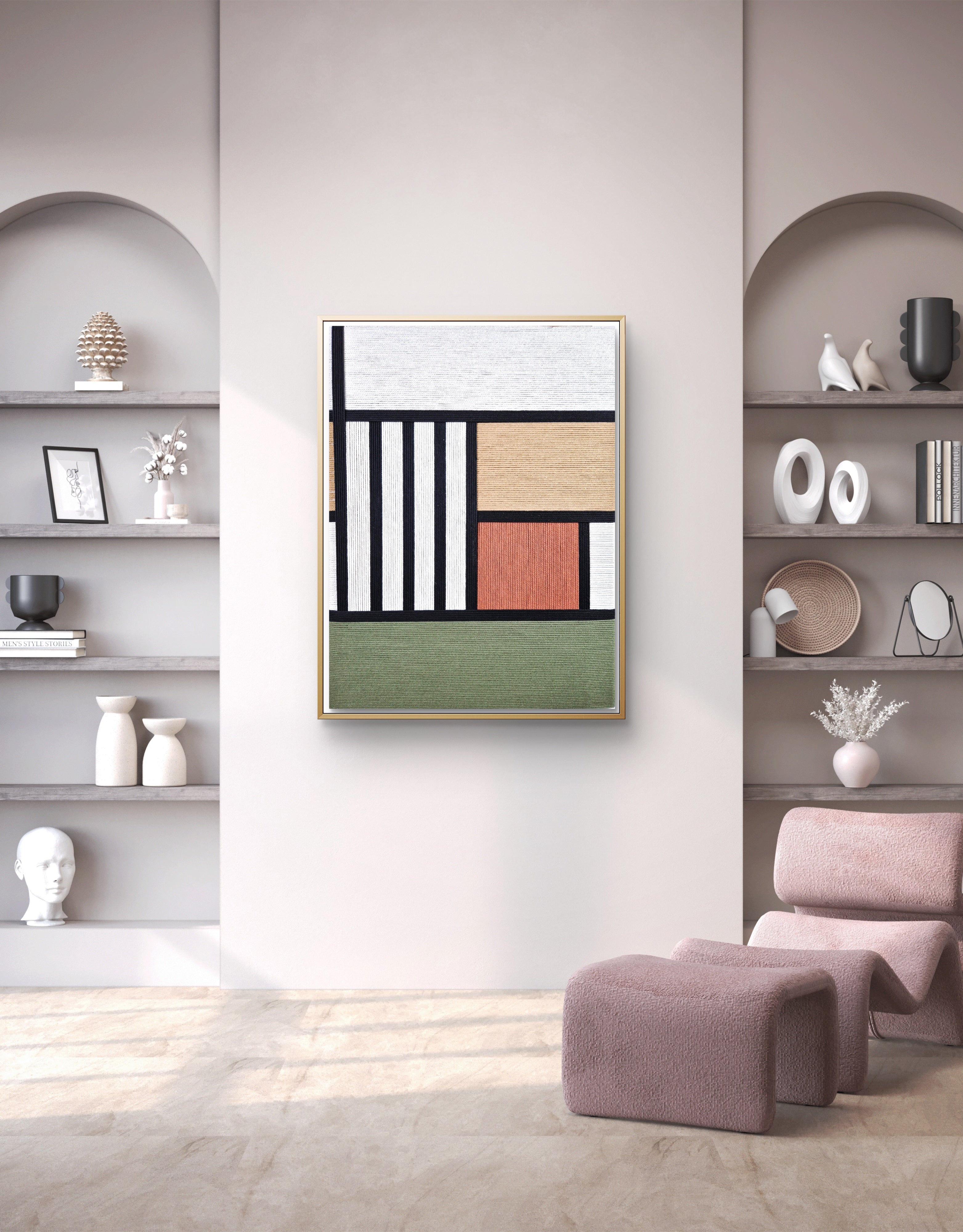 Bohemian fiber wall hanging UAE