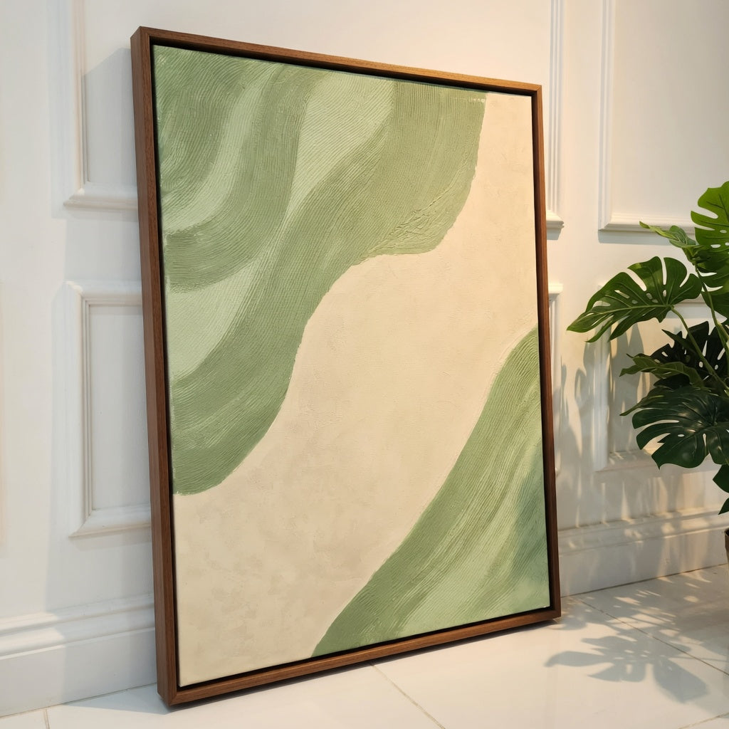 Veins of the Valley – Nature Inspired Modern Canvas Art UAE 100 × 76 cm