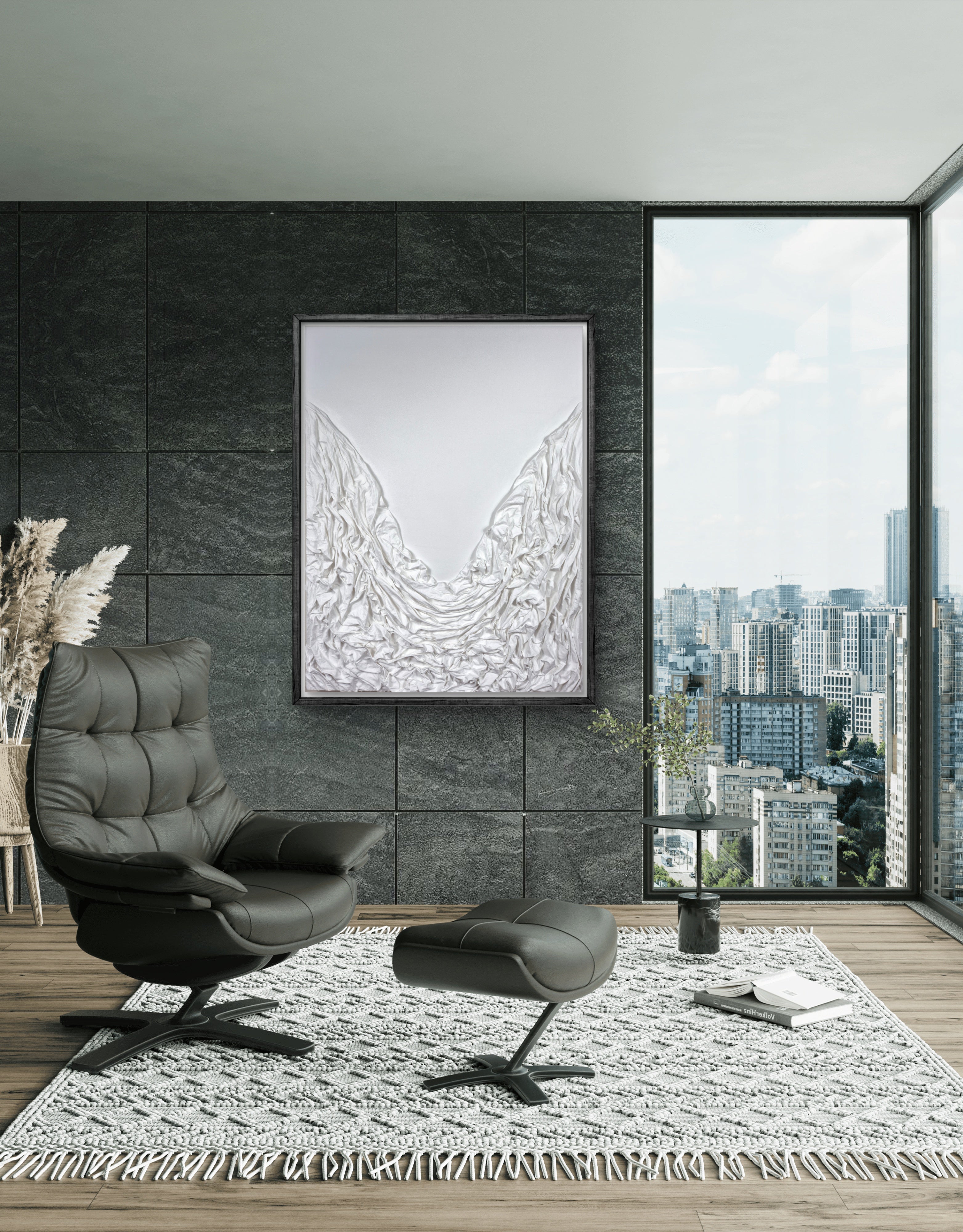 Textured modern art
