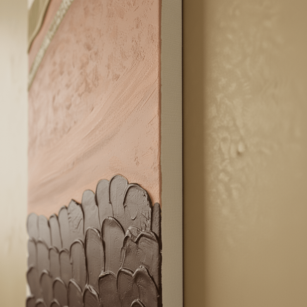 Strata of the Earth – Handcrafted Sculptural Wall Art UAE 150 × 60 cm (A)