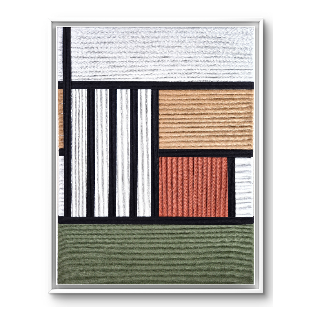 Contemporary macrame creation