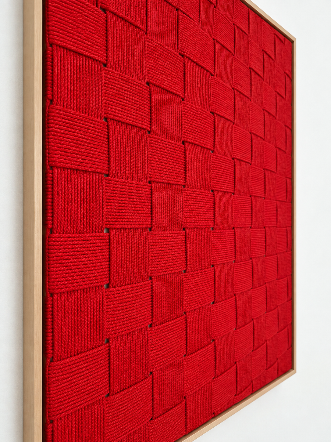 Blood Mirror Modern Artistic Macrame Art UAE 80 × 60 cm
