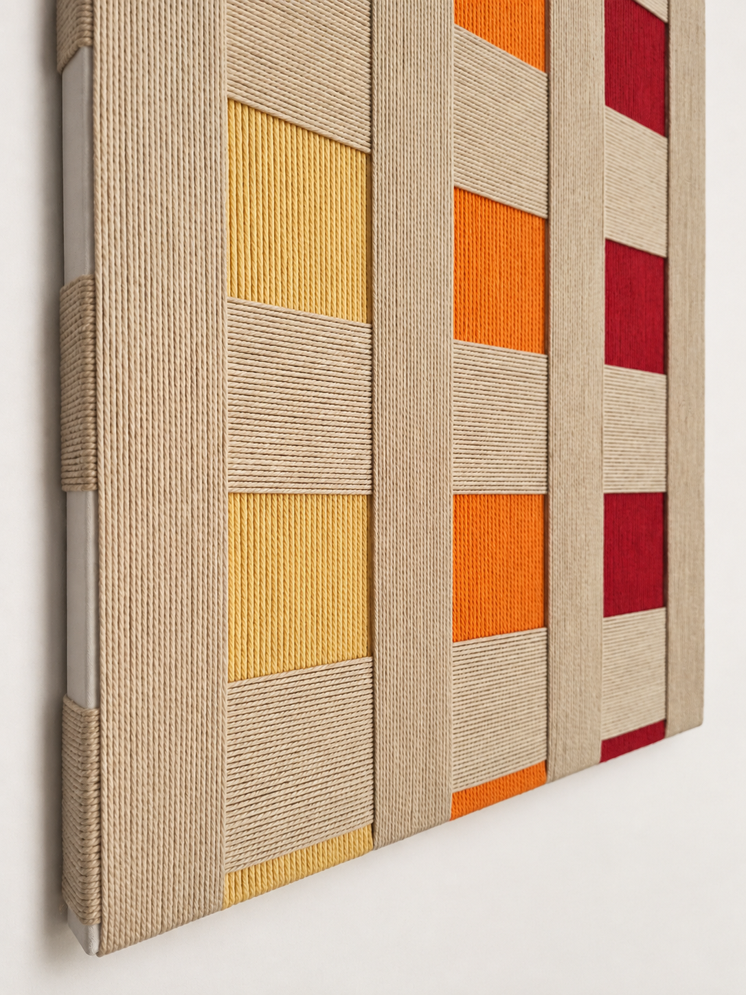 Sun's Own Weave Handcrafted Macramé Wall Art | 80 × 60 cm