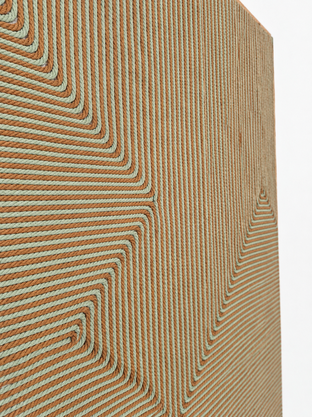 Nature's Knots Textured Macramé Wall Art – Beige Frame | 85 × 65 cm