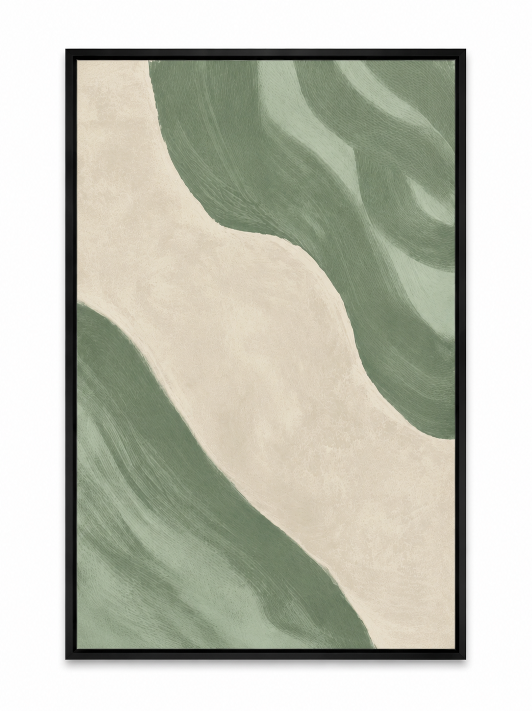 Veins of the Valley – Nature Inspired Modern Canvas Art UAE 100 × 76 cm
