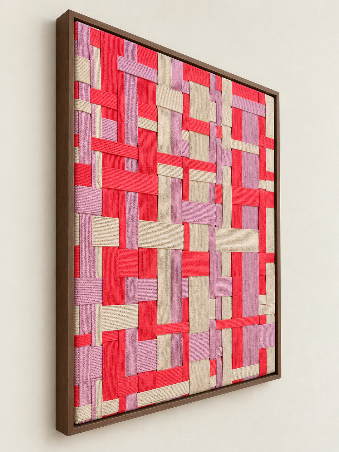 Sensuous Nexus Handcrafted Geometric Wall Art | 80 × 60 cm