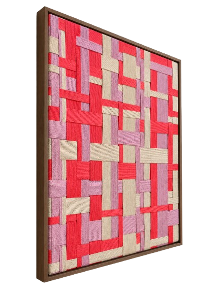 Sensuous Nexus Handcrafted Geometric Wall Art | 80 × 60 cm