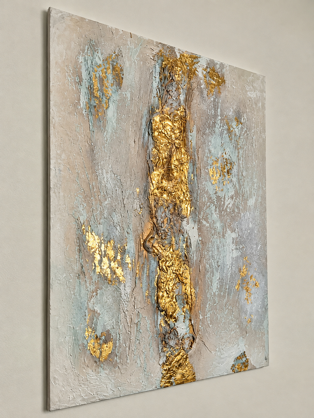 Whispers of Gold – Premium Home Decor Art 100 × 76 cm