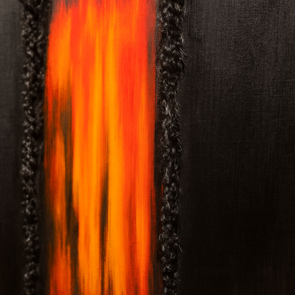 Dark textured contemporary art UAE