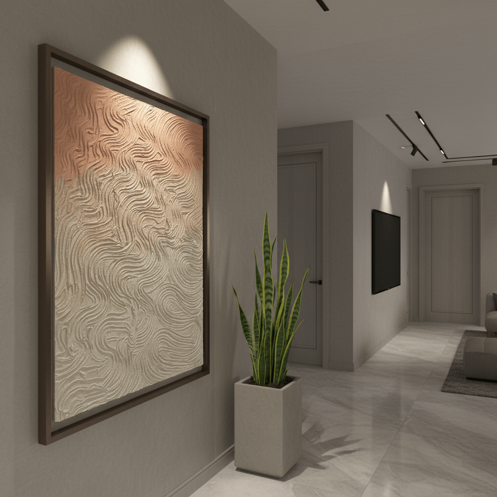 Desert Currents 3D textured canvas wall art