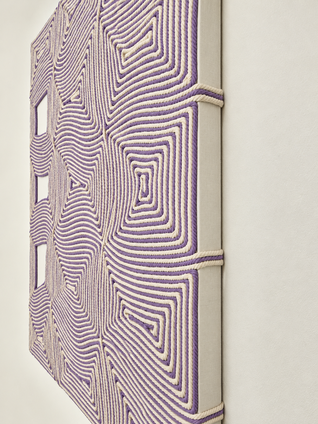 Dungaree Contours textured wall art 80 × 60 cm