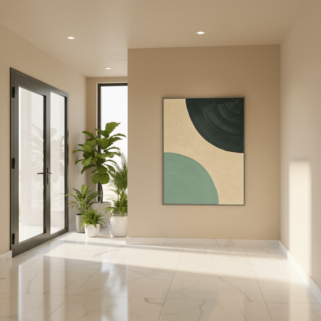 Frameless modern canvas art UAE