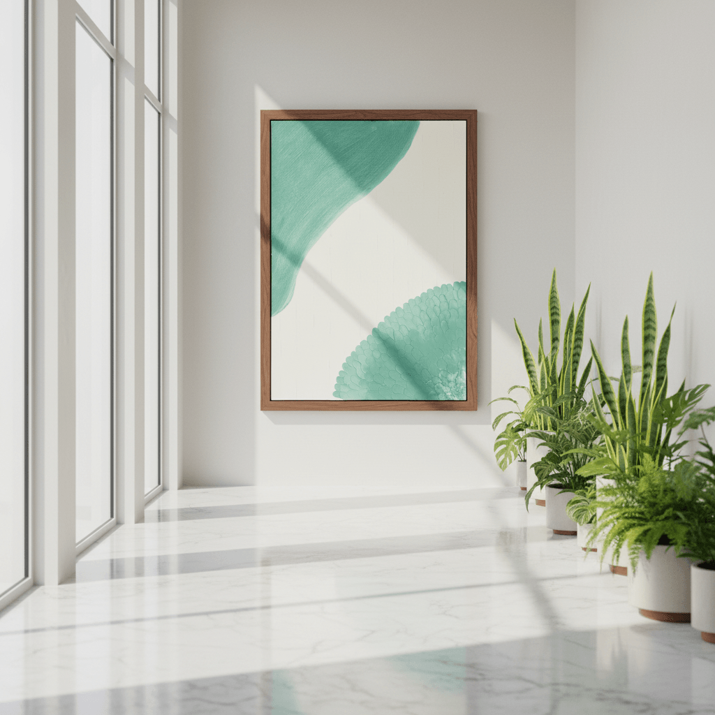 Frameless modern canvas art UAE