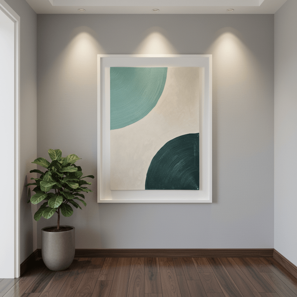 Frameless modern canvas art UAE