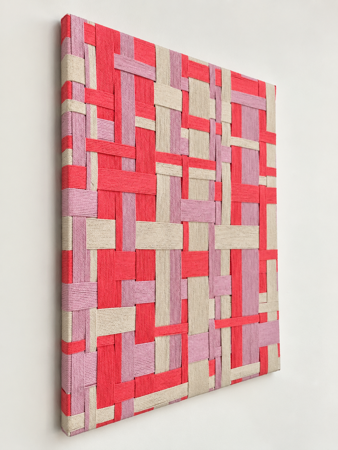 Handcrafted geometric wall art UAE 80 × 60 cm