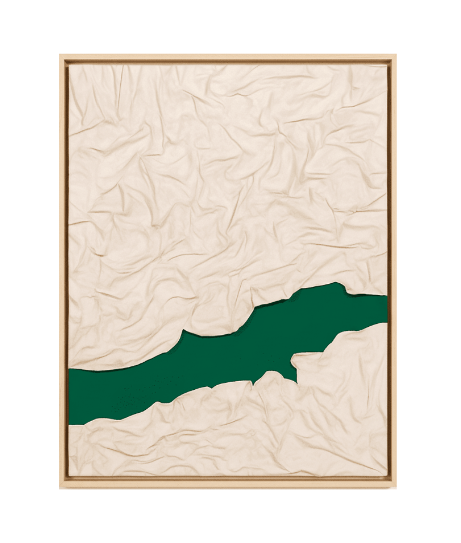 Handcrafted modern artwork