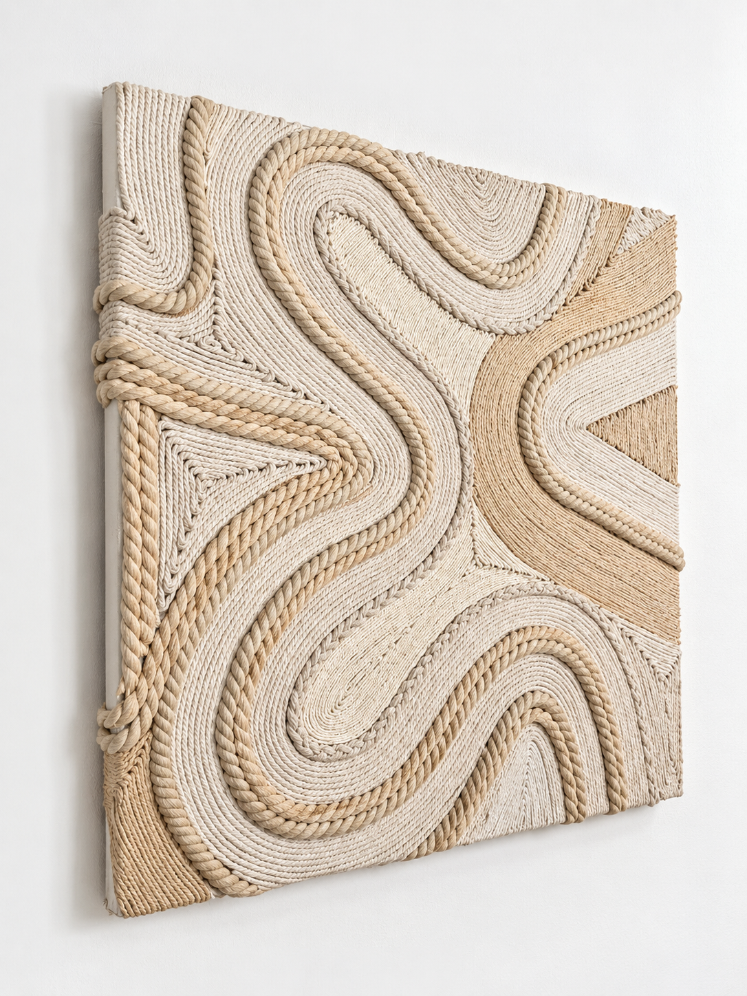 Handcrafted rope wall art UAE