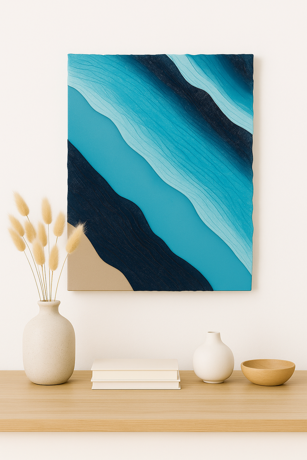 Gushing Rivers Canvas Wall art