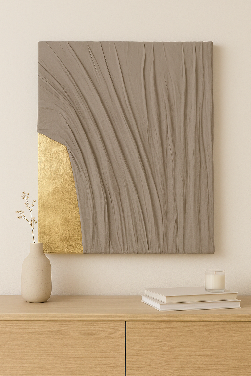 Gilded Drapery 100 × 76 cm