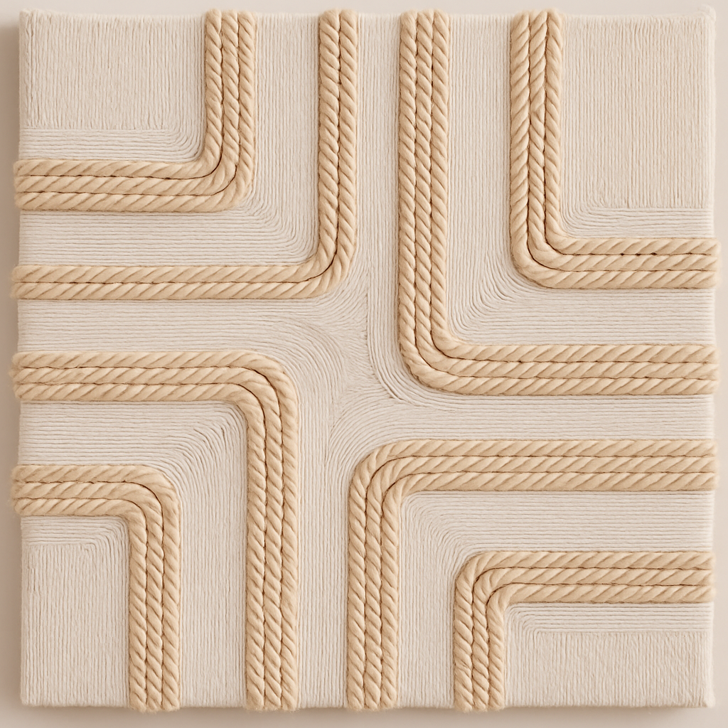 Roped Roads 60 × 60 cm
