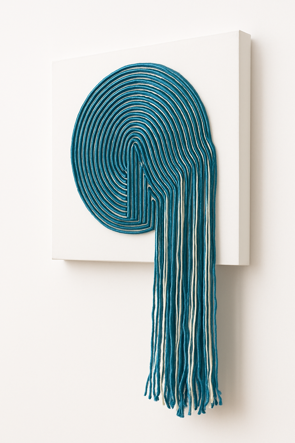 Artisan-crafted macrame wall decor