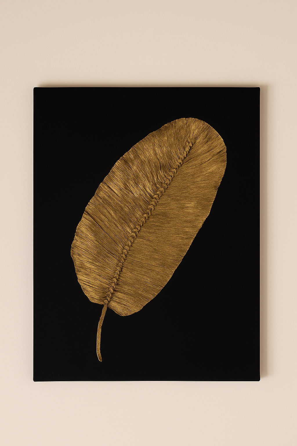 Leaf of Opulence 80 × 60 cm