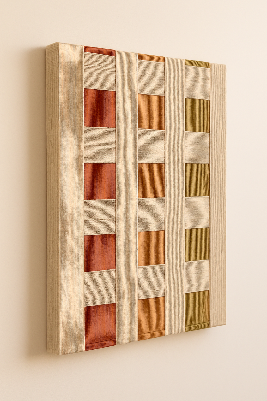 3D Textured Wall Art with Organic Waves in Minimalist Neutral Tones