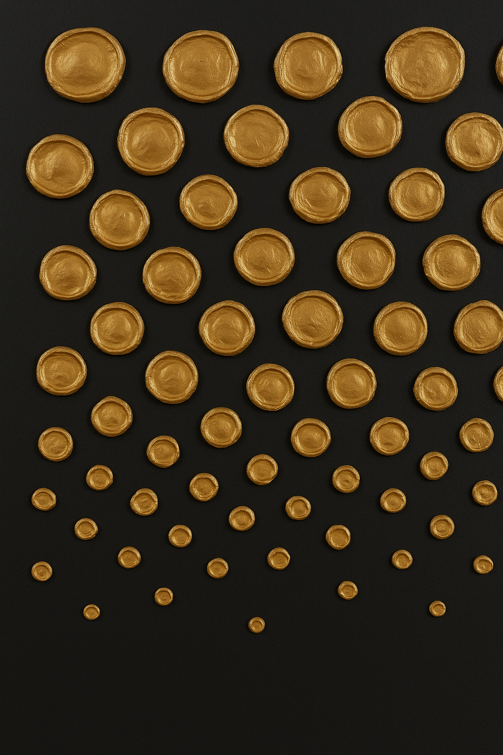 Golden Constellations 60 × 45 cm