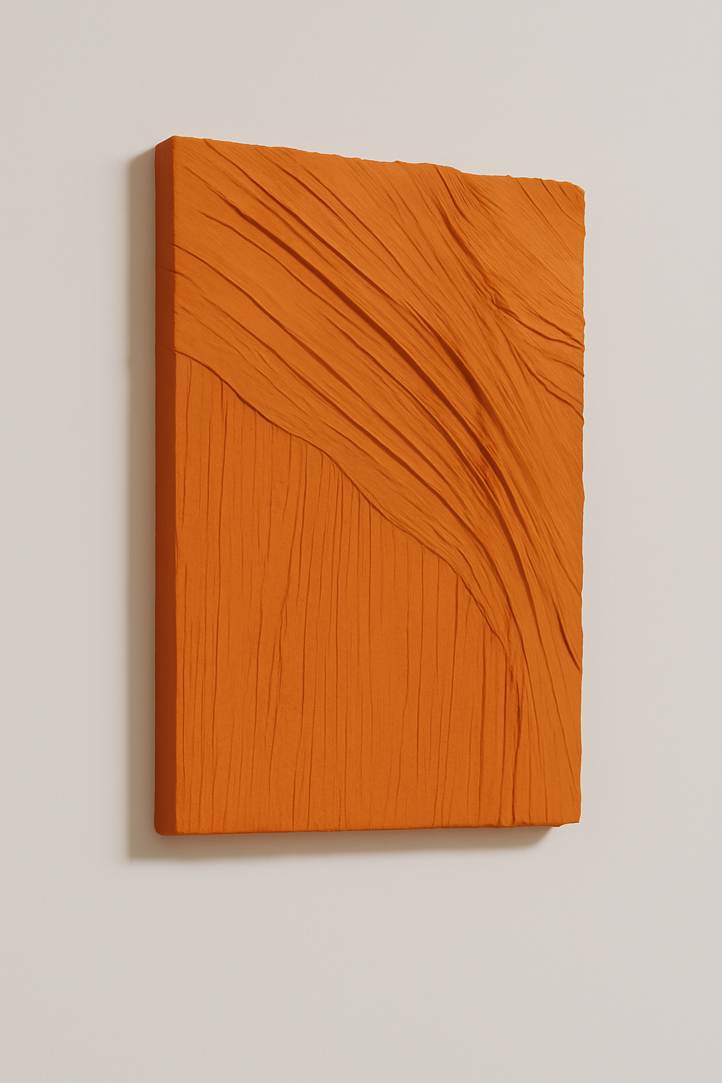 Crumpled Pumpkin 80 × 60 cm