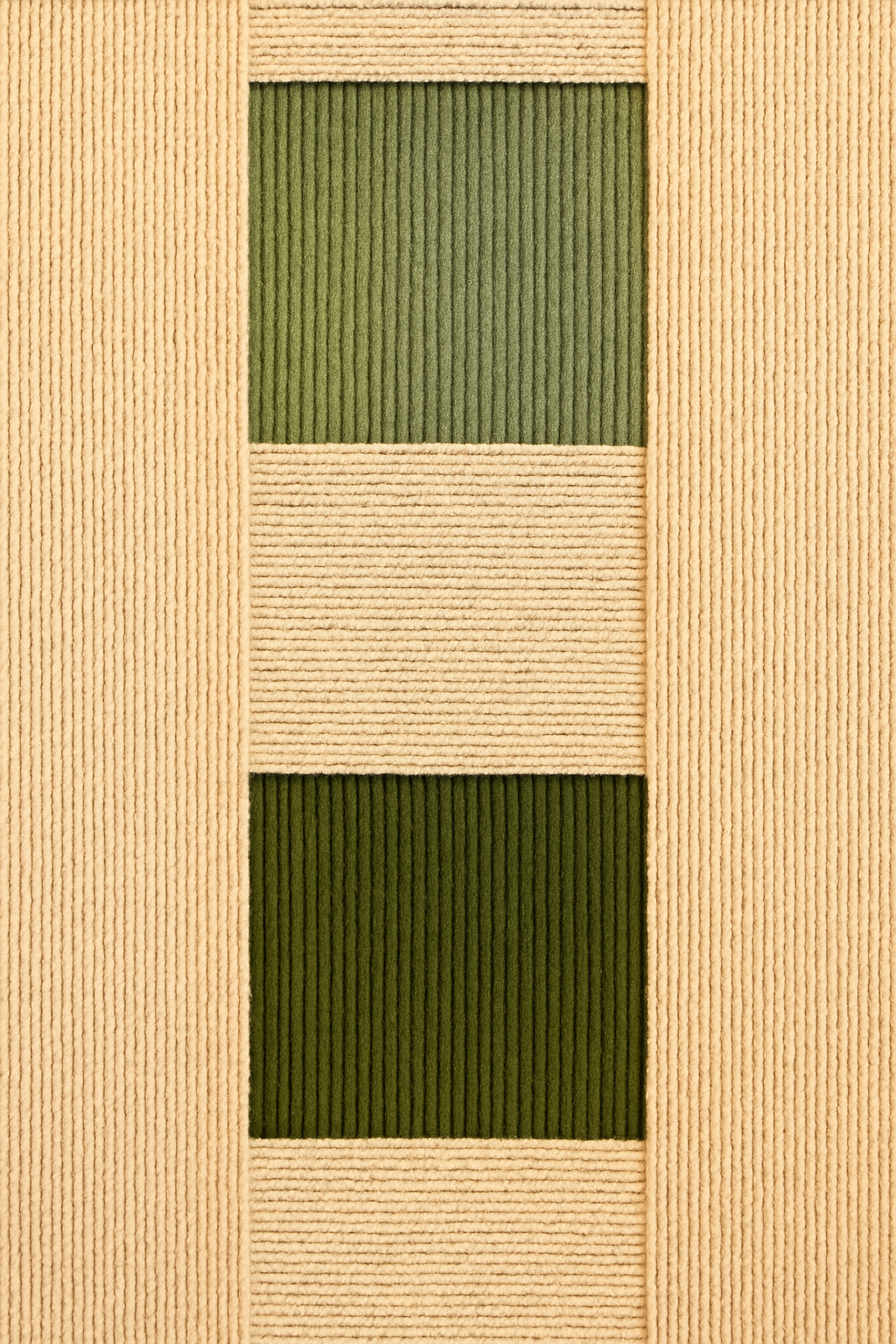 Handcrafted frameless art piece