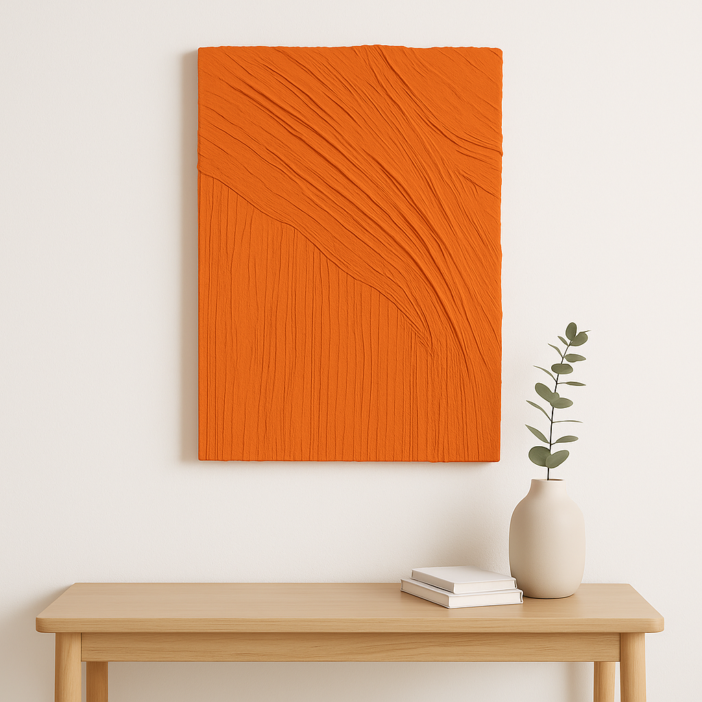 Crumpled Pumpkin 80 × 60 cm