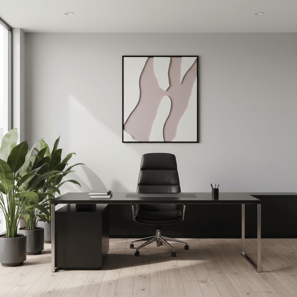Luxury abstract art for UAE homes