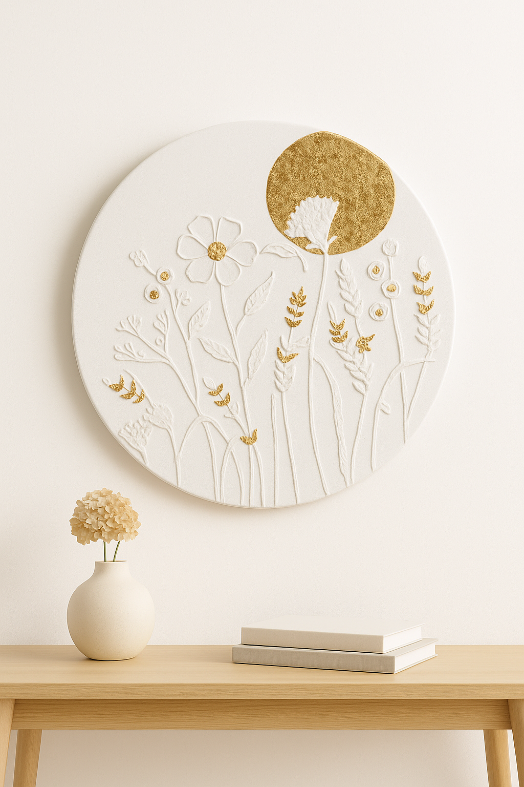 Luxury flower wall art for modern interiors