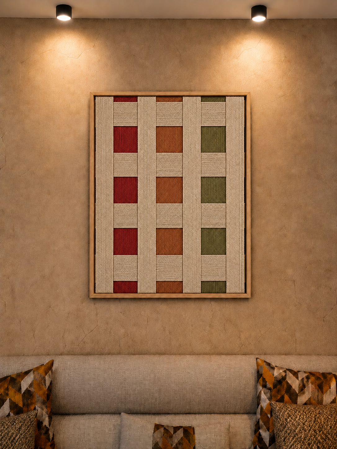 Martian Weave textured wall décor Dubai