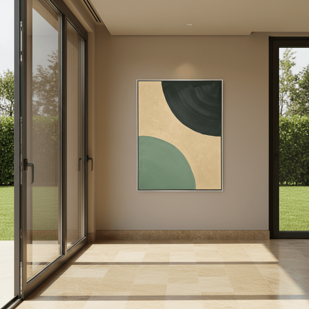 Minimalist wall art for luxury homes