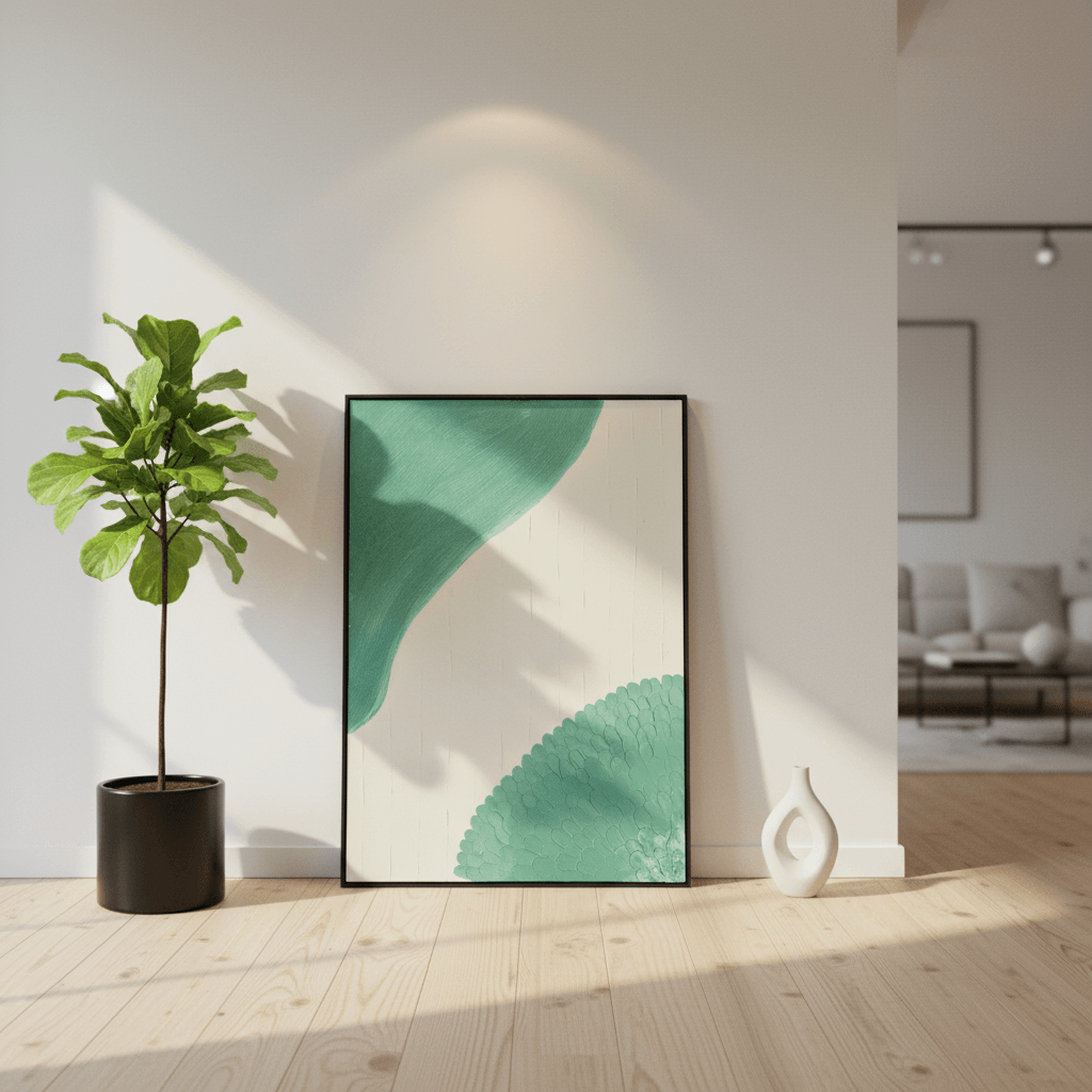 Modern 3D textured canvas art UAE