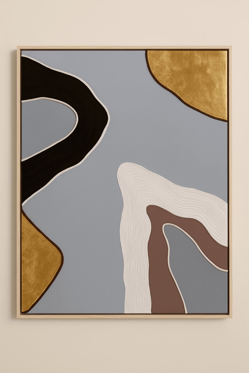 Modern aerial view wall décor UAE