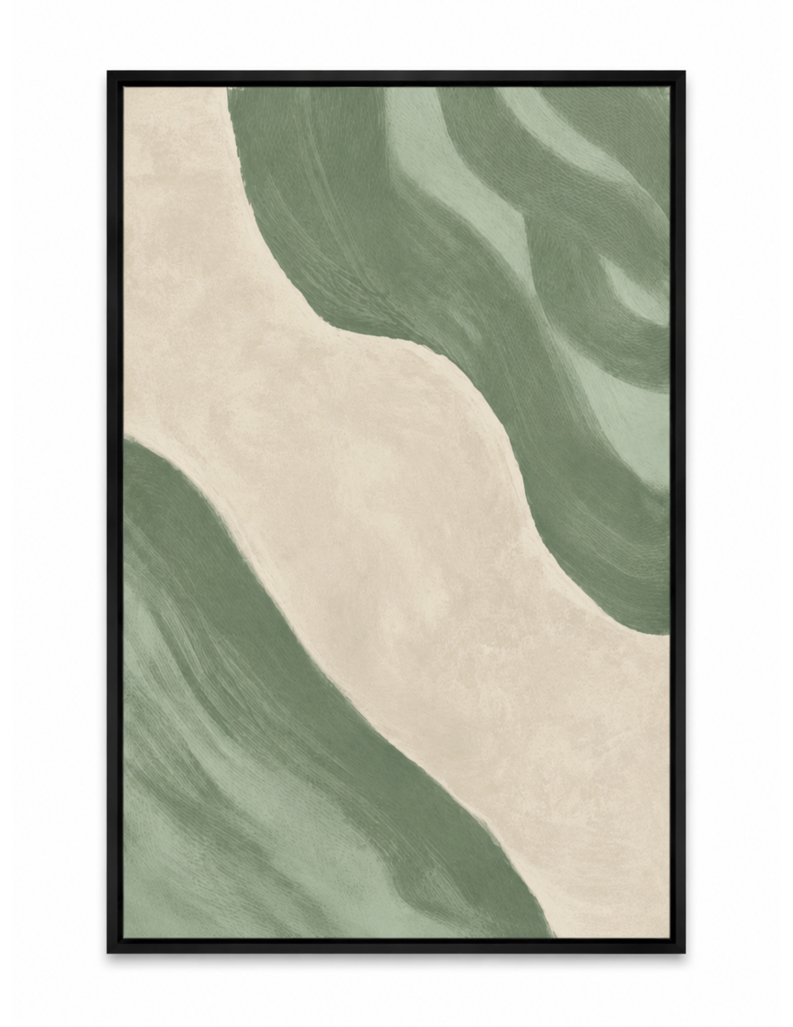 Veins of the Valley – Nature Inspired Modern Canvas Art UAE 100 × 76 cm