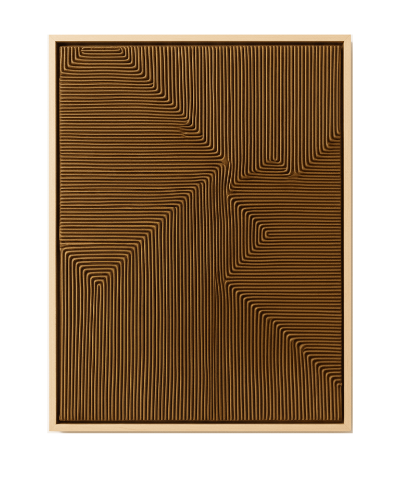 Modern macramé artwork for living room Dubai with dimensional texture and depth