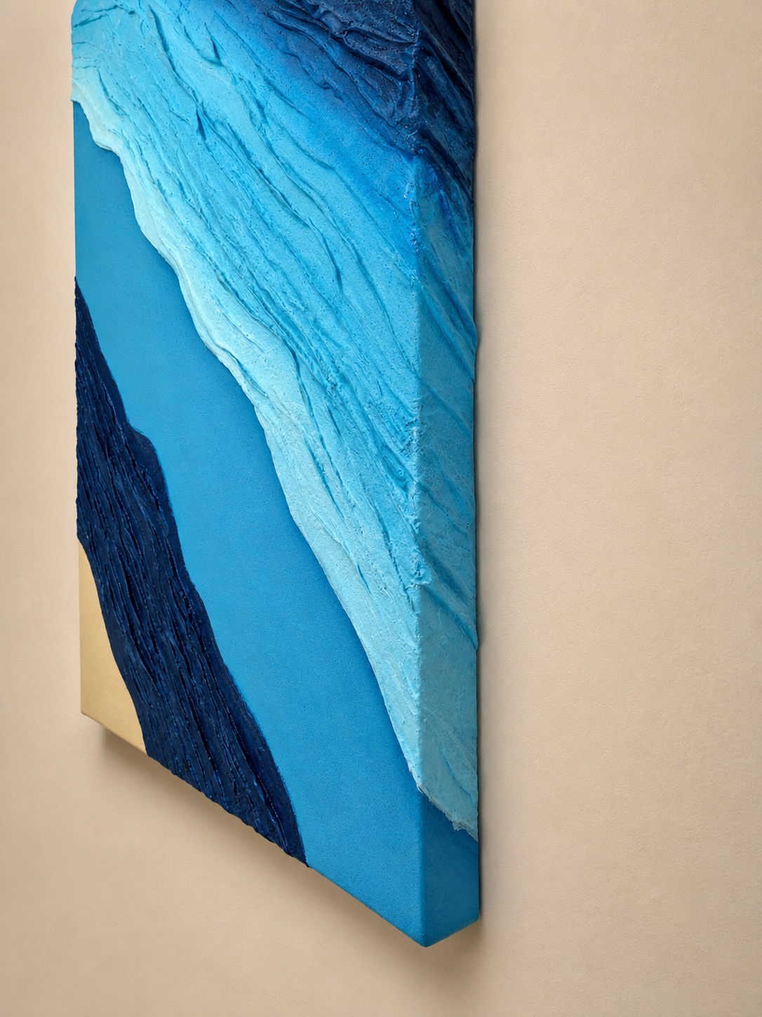 Gushing Rivers Canvas Wall art The Motion and Flow 80×60 cm