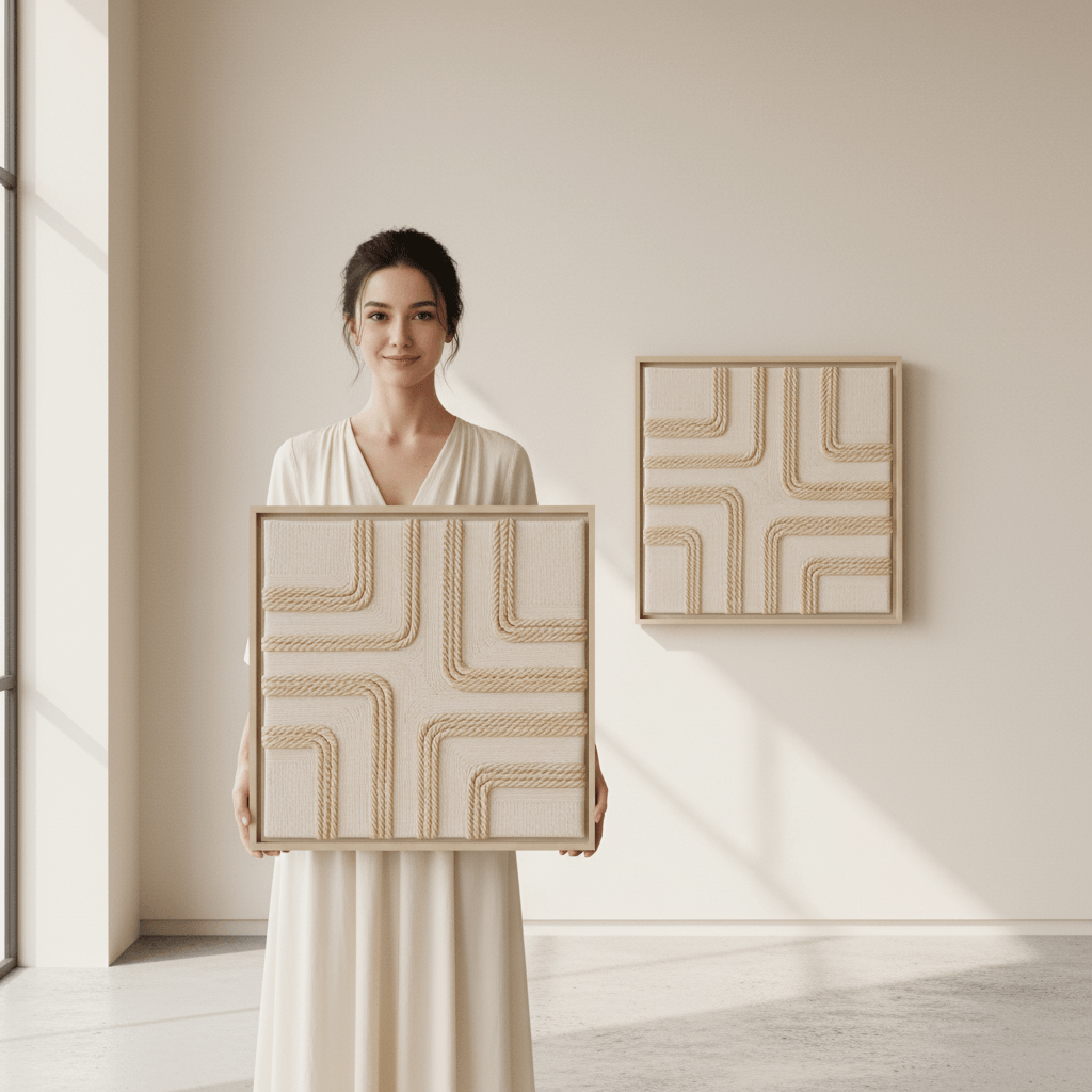 Organic rope artwork Ras Al Khaimah UAE