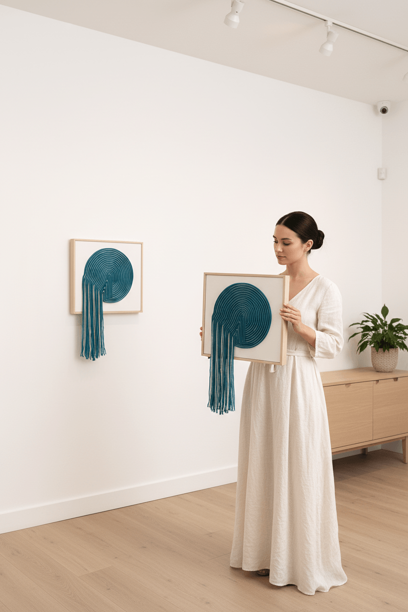 Premium handcrafted macrame artwork UAE