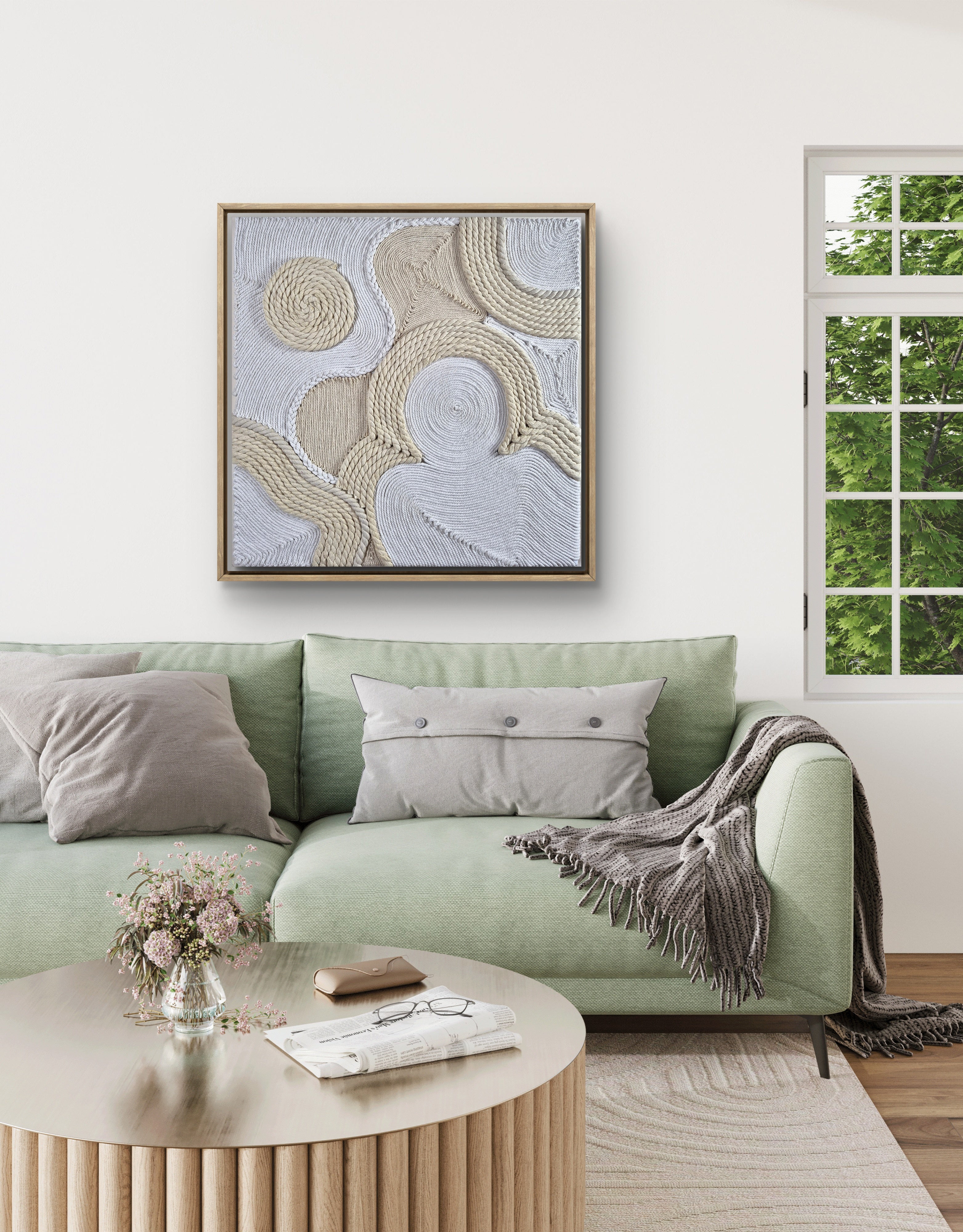 Rope wall hanging modern home decor UAE