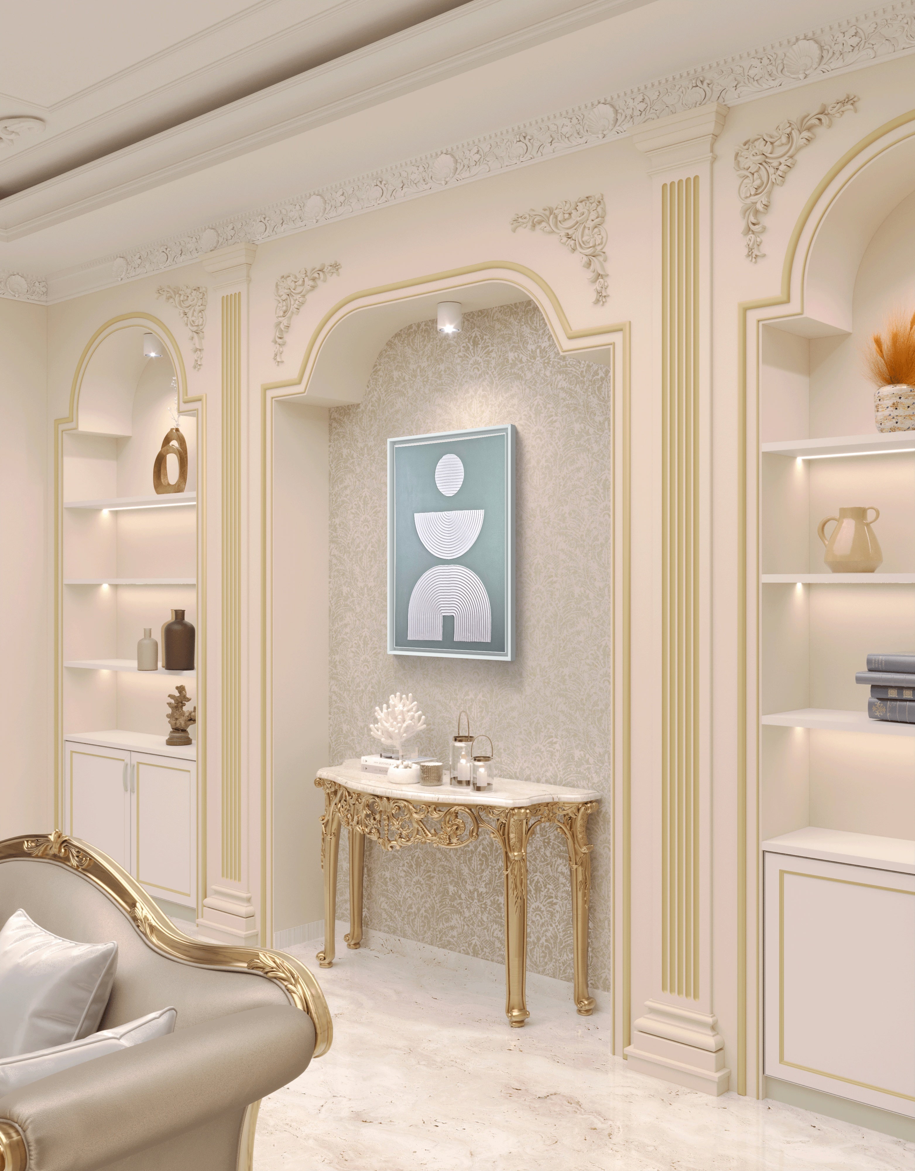 Artisan macrame texture Dubai collection