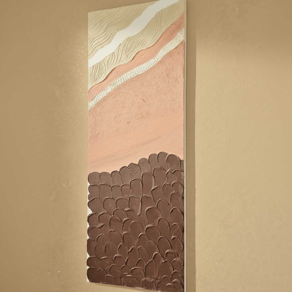 Strata of the Earth textured wall art UAE