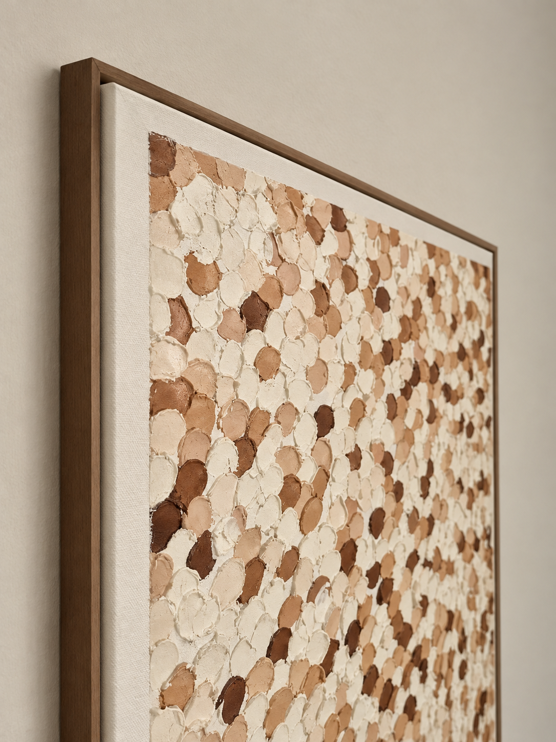 Petals of Autumn Warm Earth Tone Wall Decor 80 × 60 cm